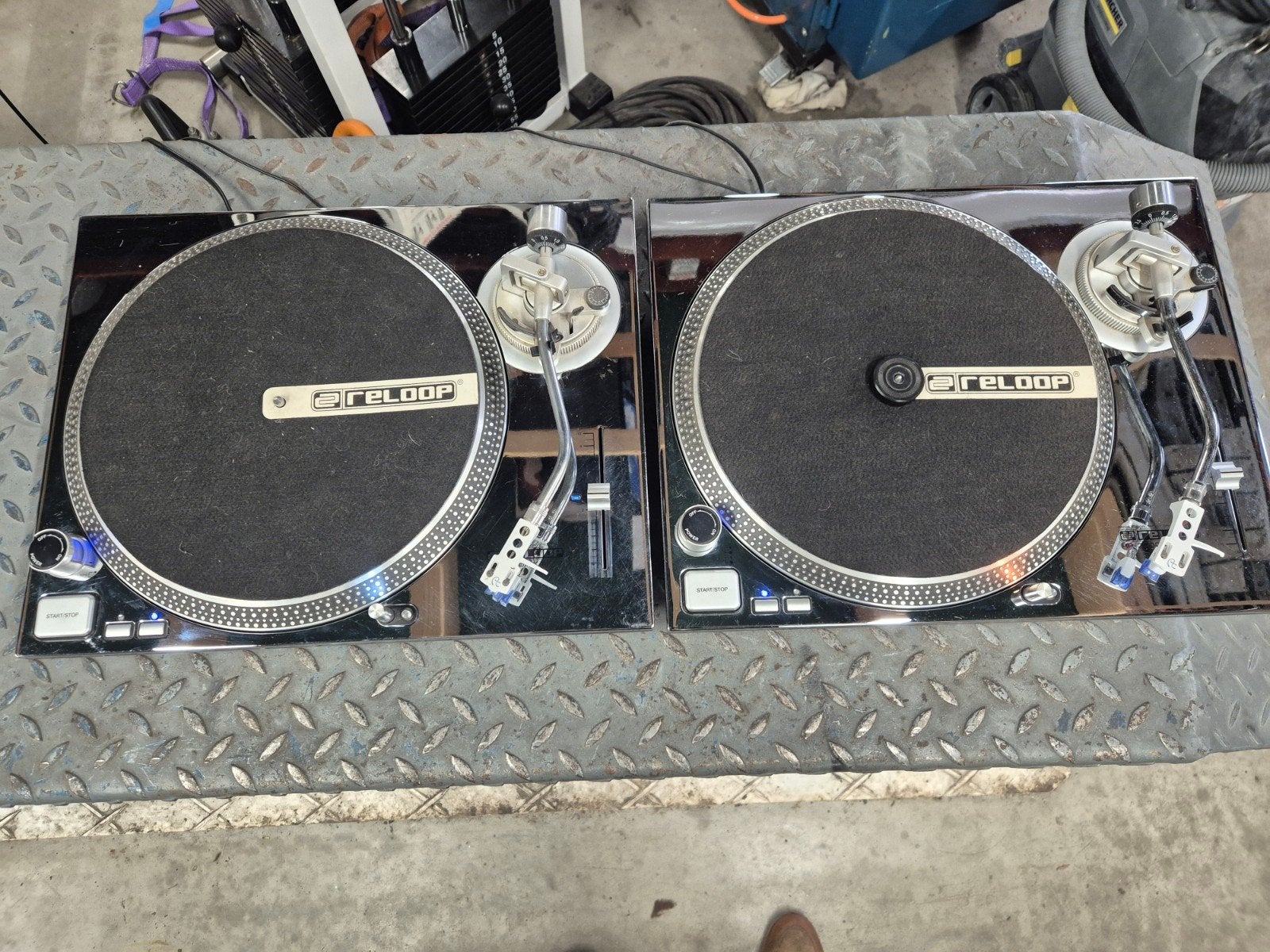 2x Reloop RP-2000 MK3 Platenspelers, Ophalen