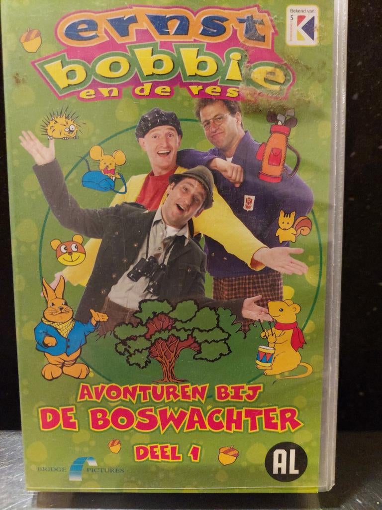 Ernst bobbie en de rest kinderfilm video/ disney/vintage/vhs, Cd's en Dvd's, VHS | Kinderen en Jeugd, Gebruikt, Alle leeftijden