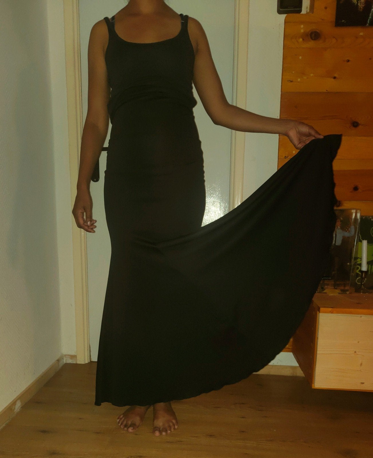 Zwarte Flamenco Rok - Elegant en Comfortabel, Zwart, Ophalen of Verzenden, Maat 36 (S), Onder de knie