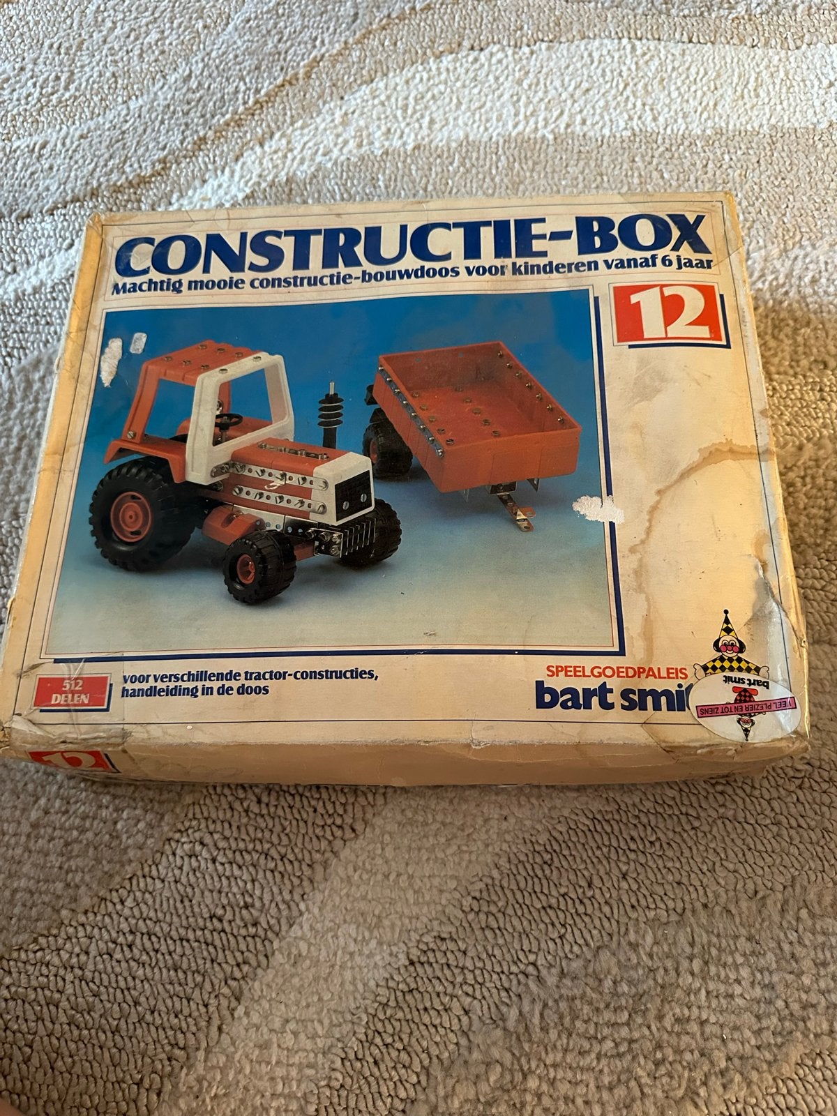 Vintage Constructie-Box C12 Bart Smit Bouwdoos Tractor, Ophalen of Verzenden, Gebruikt, Overige merken