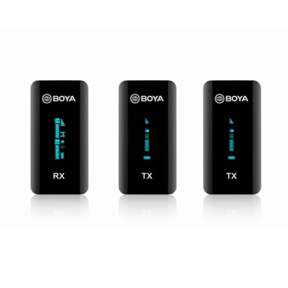 BOYA BY-XM6-S2 Ultracompact 2.4 GHz Dual Channel Wireless, Ophalen, Nieuw, Zangmicrofoon, Draadloos