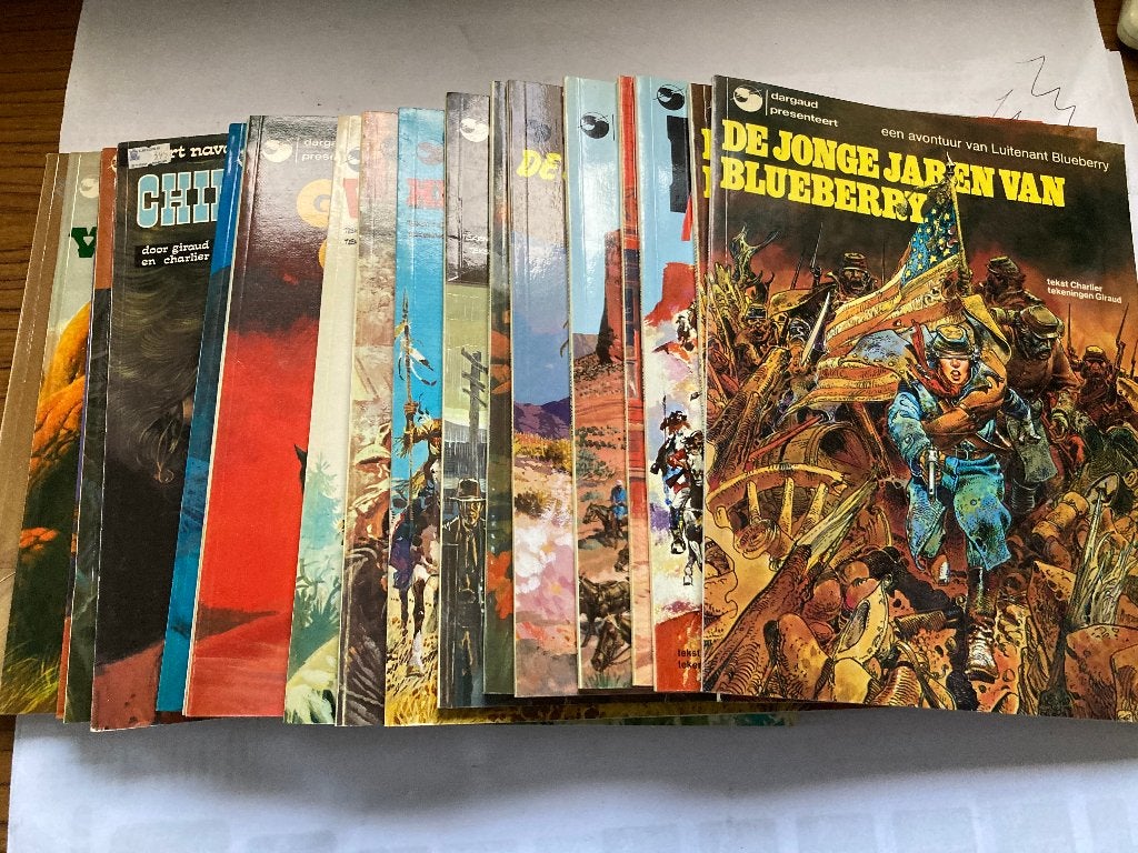 T.K. Nog 8 strips van Blueberry zie actuele lijst, Meerdere stripboeken, Ophalen of Verzenden, Gelezen