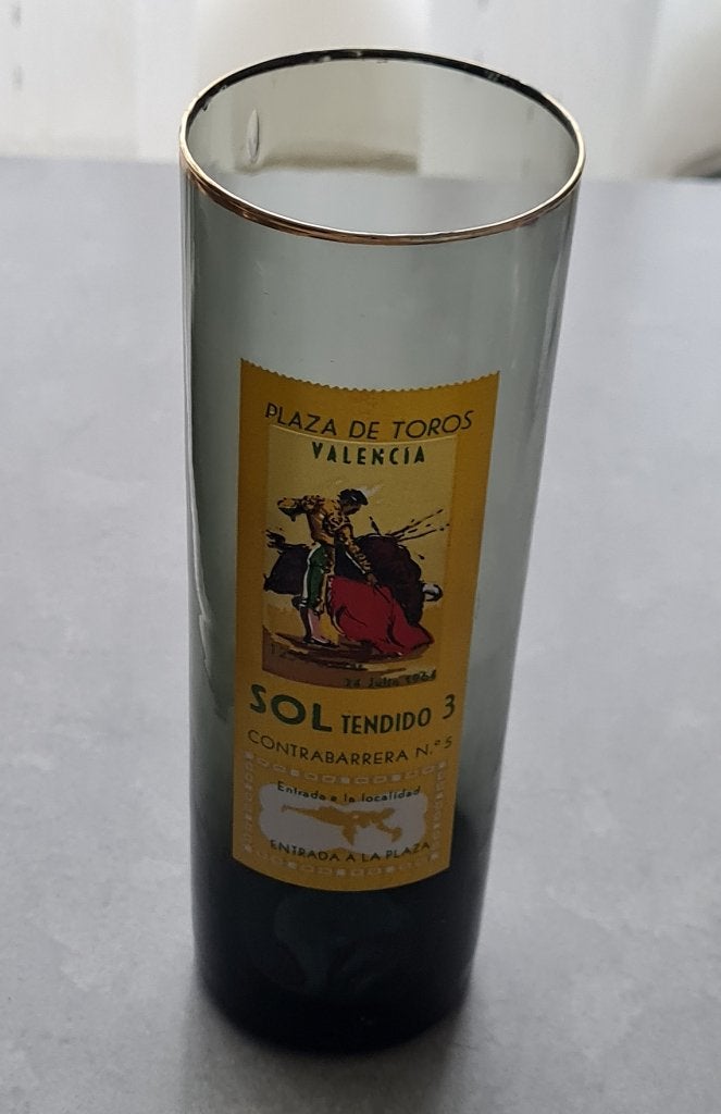 3 Vintage Plaza de Toros glazen, Ophalen of Verzenden