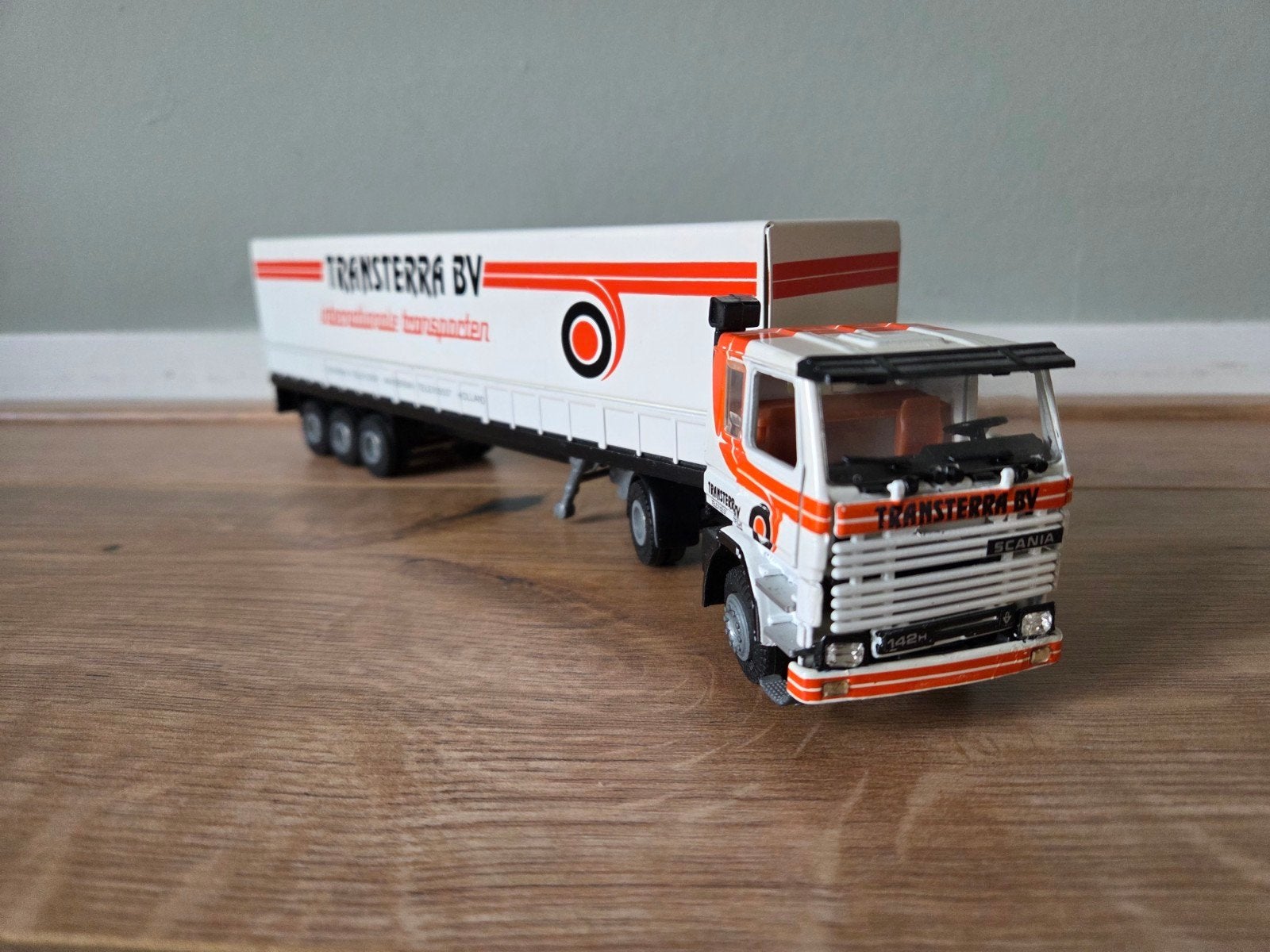 Tekno Scania 142H Transterra, Ophalen of Verzenden, Gebruikt, Bus of Vrachtwagen, Tekno