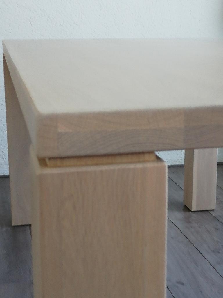 Eetkamertafel met 4 eethoekfauteuils, Ophalen, Gebruikt, Design, Eikenhout