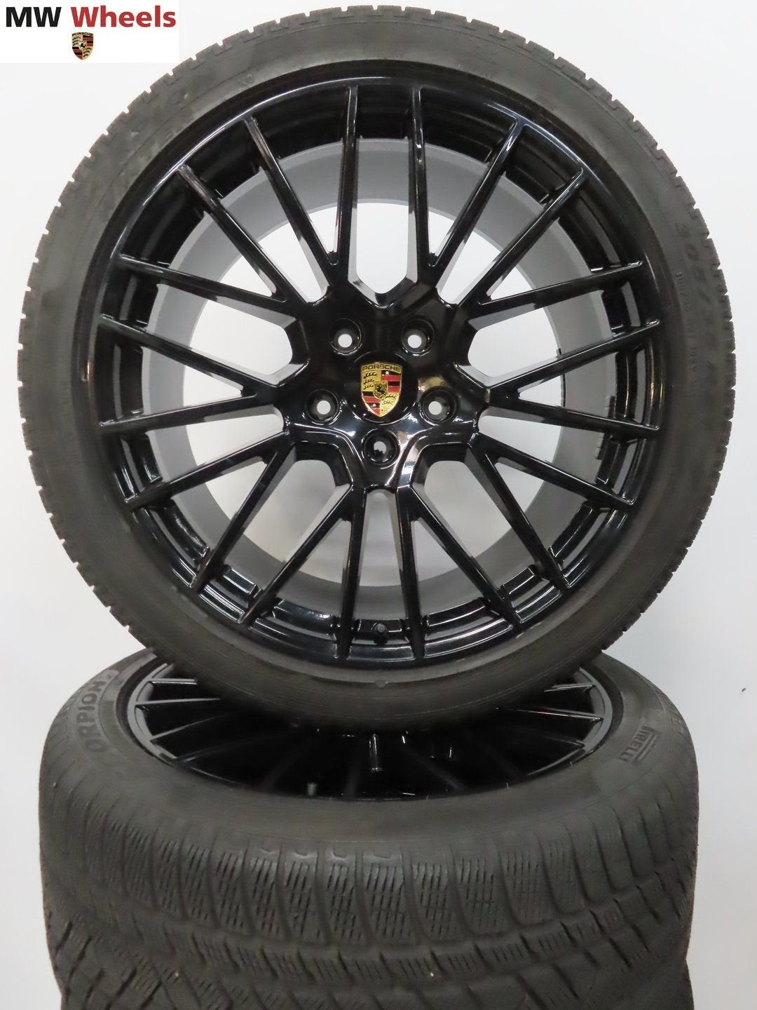 Originele Porsche Cayenne Coupe 21 inch velgen winterbanden, Auto-onderdelen, Gebruikt, -, -, Banden en Velgen