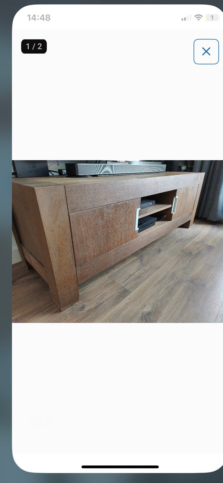 kasten  salontafel tv kast goossens ook apart te koop, Ophalen of Verzenden, Gebruikt, 25 tot 50 cm, 50 tot 100 cm