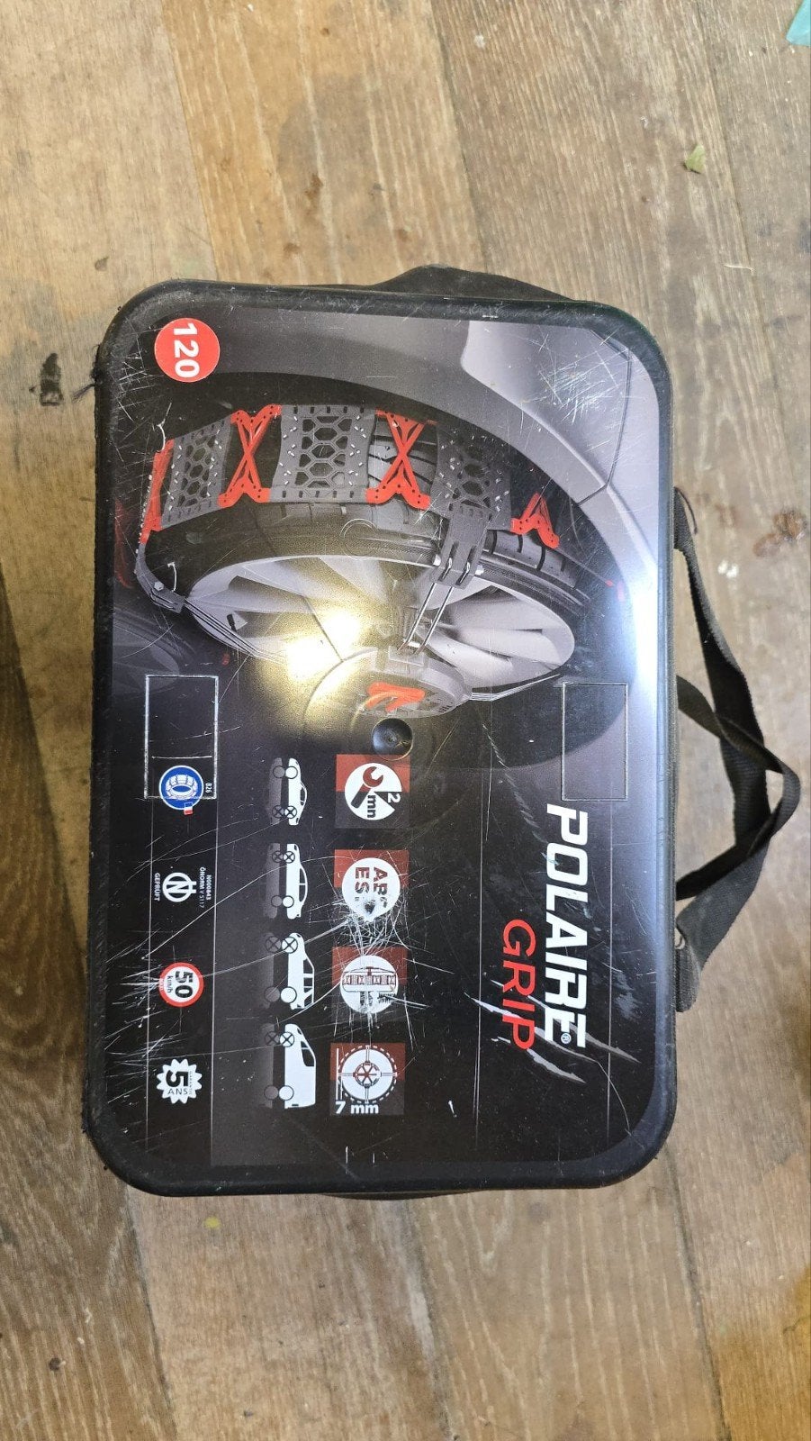 Polaire Grip sneeuwkettingen - Maat 120, Auto diversen, Ophalen of Verzenden, Zo goed als nieuw