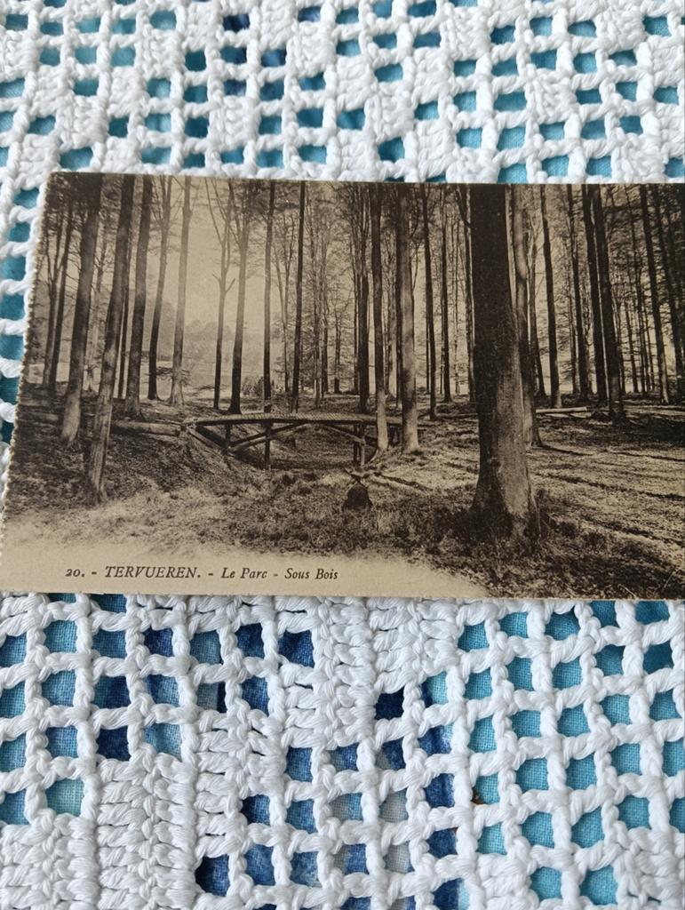 kaart Tervueren - Le Parc - Sous Bois, Ophalen of Verzenden, 1920 tot 1940, Gelopen