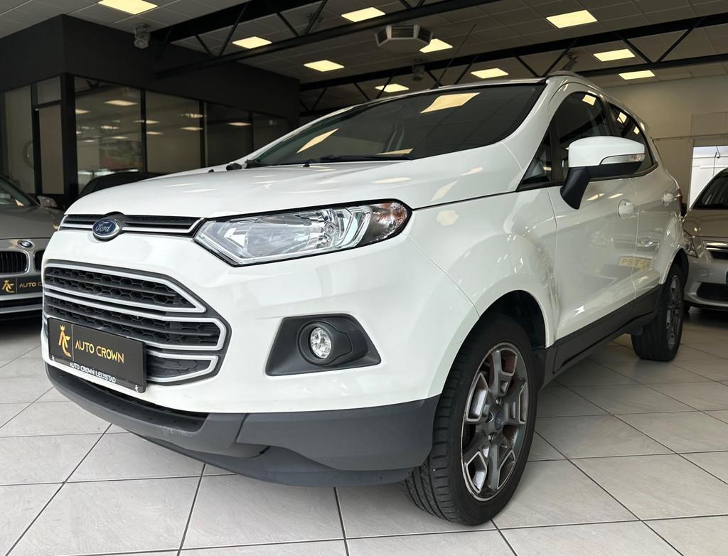 Ford EcoSport 1.5 Ti-VCT Titanium AUTOMAAT Navi Camera, Euro 6, 400 kg, Leder en Stof, Wit