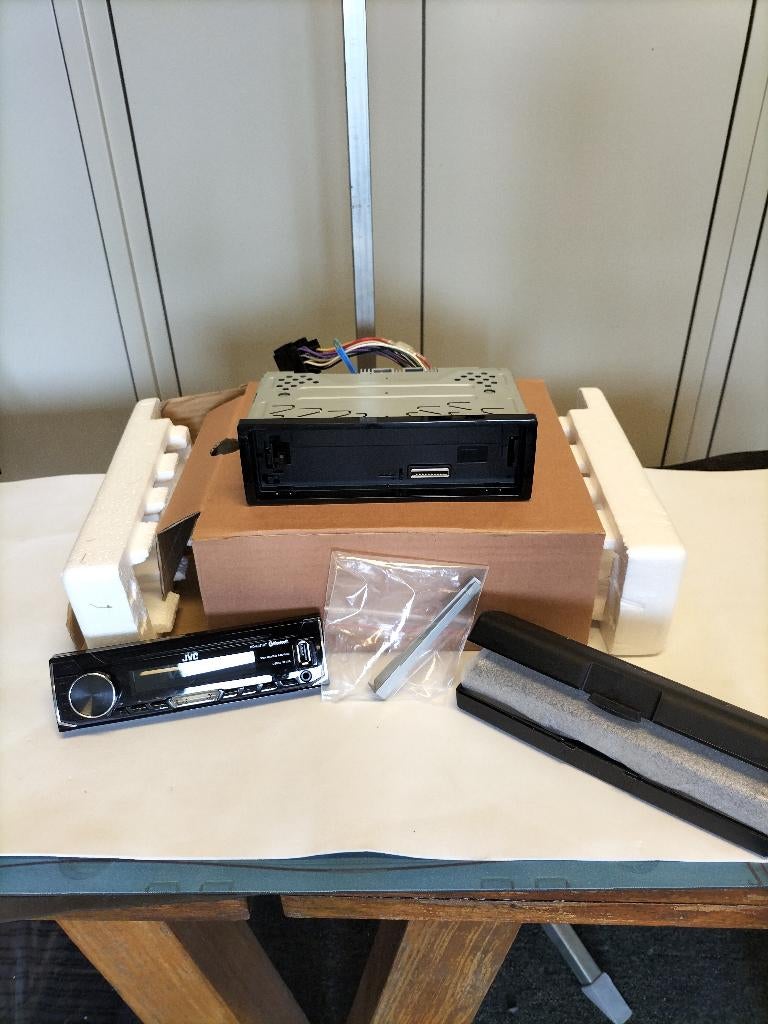 JVC KD-X351BT Autoradio Bluetooth Spotify MP3 WMA WAV FLAC, Auto diversen, Autoradio's, Zo goed als nieuw, Ophalen of Verzenden