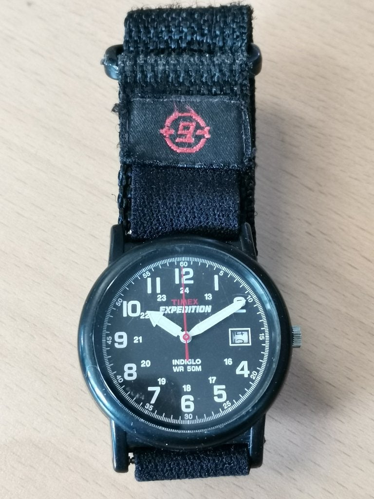 Timex Expedition Indiglo WR50 Sports Watch, Overige merken, Kunststof, Gebruikt, Polshorloge