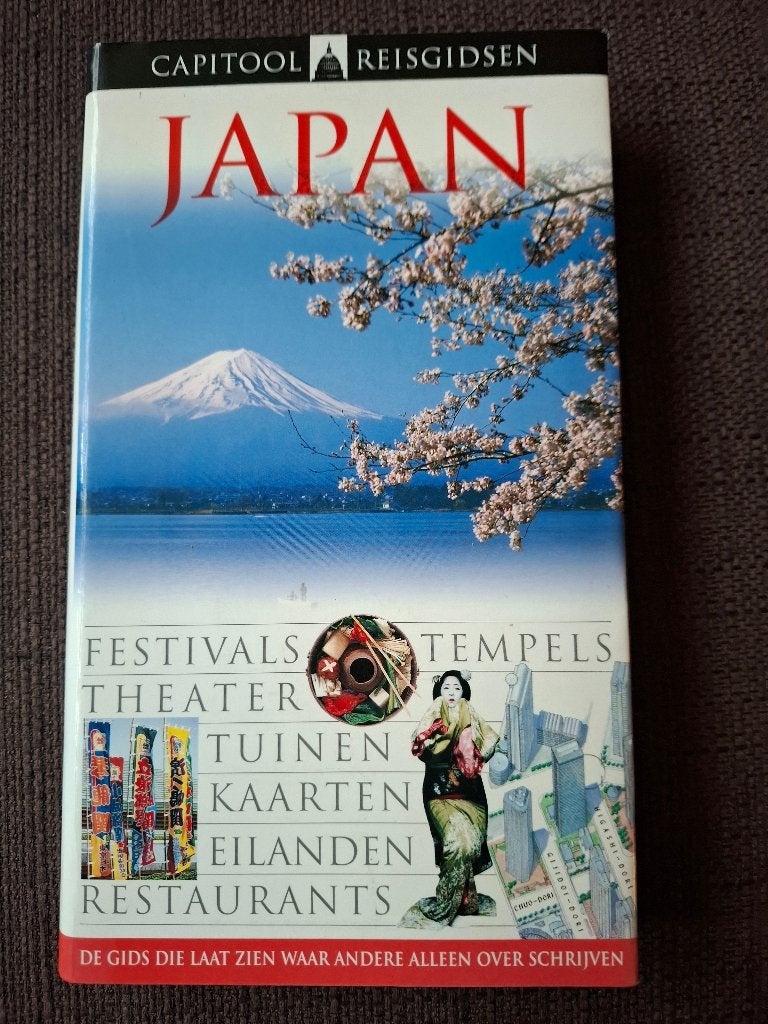 Capitool Reisgids Japan - Festivals, Tempels, Tuinen, Gelezen, Capitool, Ophalen of Verzenden, Reisgids of -boek