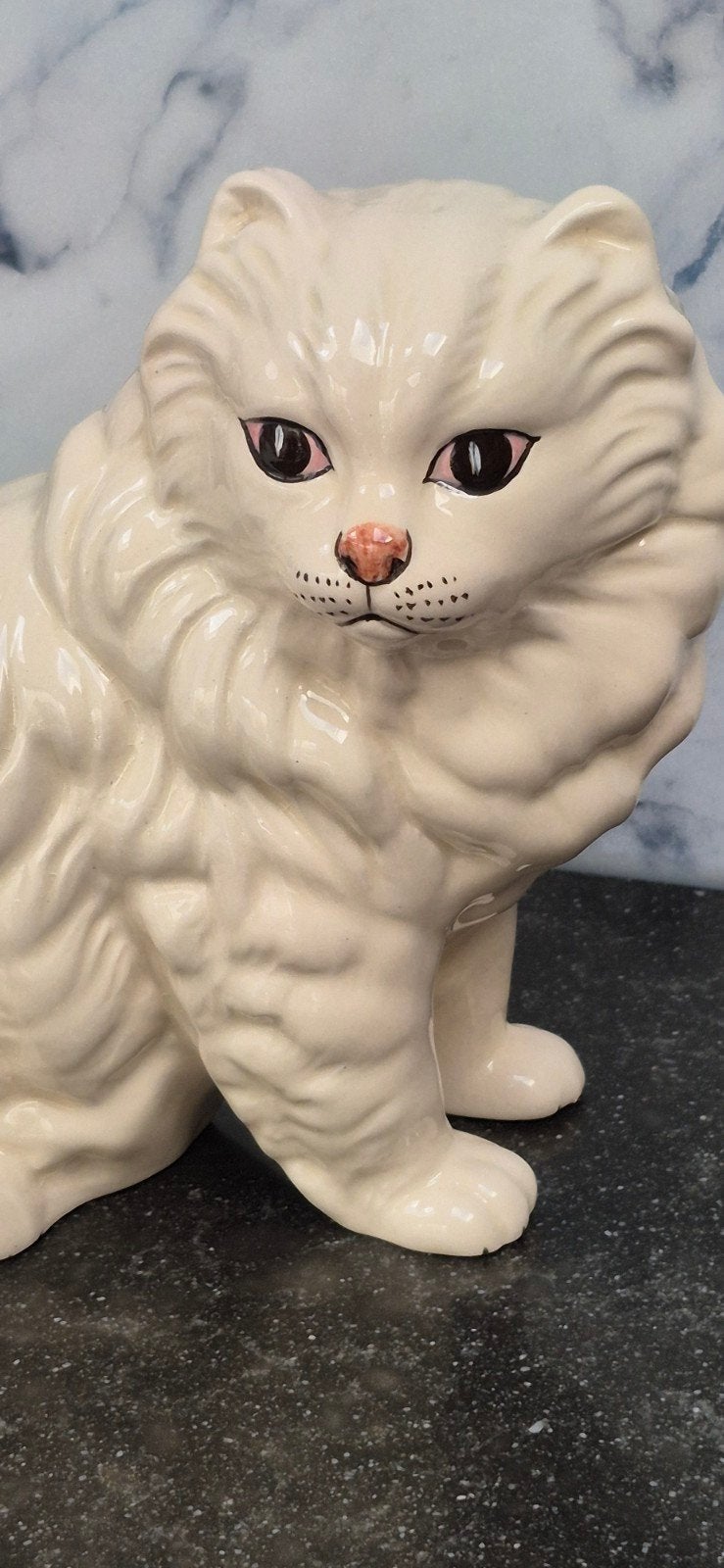 Perzische Kat Beeldje - Made in England, Verzamelen, Ophalen of Verzenden, Gebruikt, Dier
