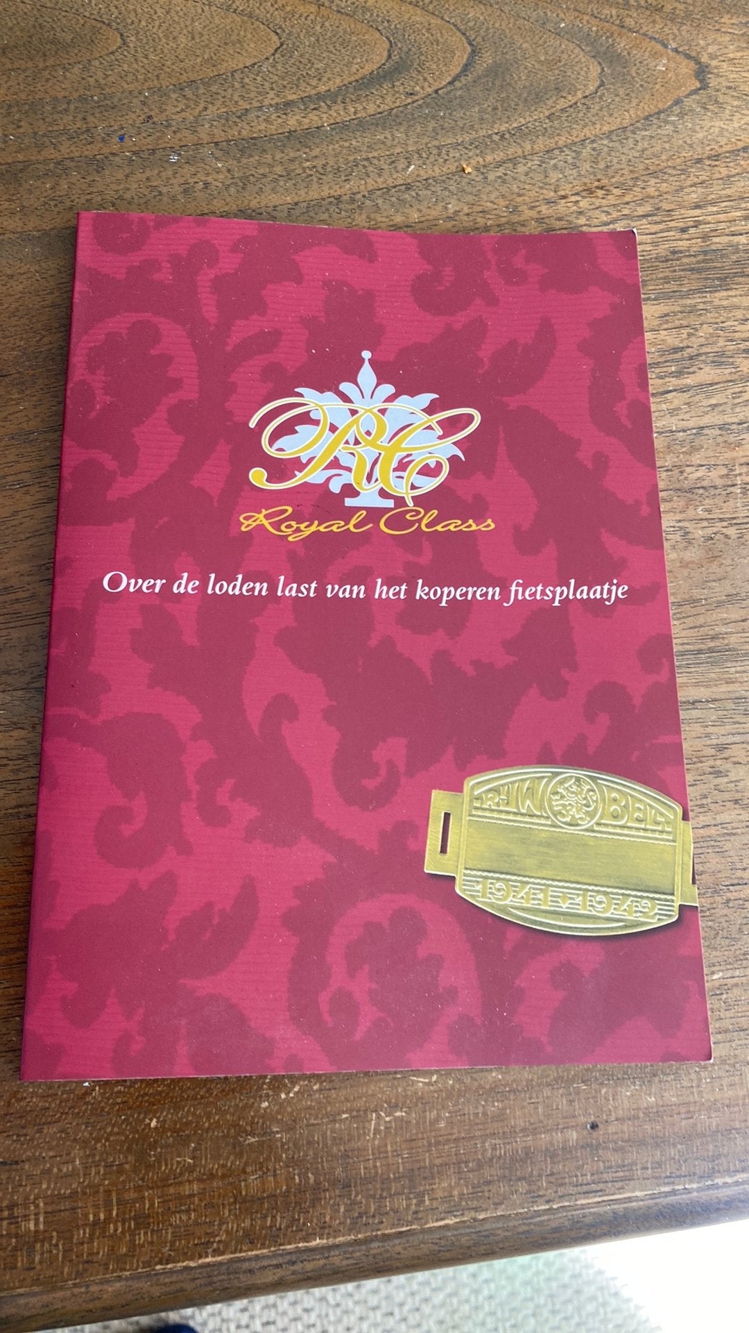 Boekje over het fietsplaatje, Ophalen of Verzenden, Nieuw, Overige