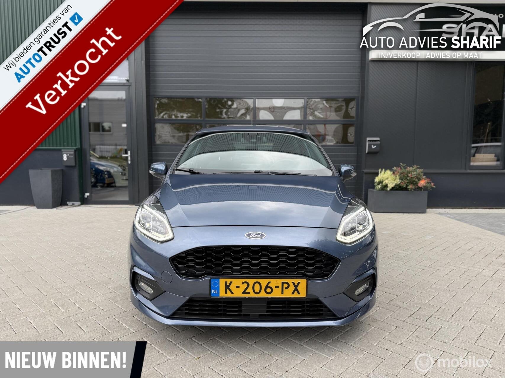 Ford Fiesta 1.0 EcoBoost Hybrid ST-Line Titanium Vol Opties!, Auto's, Voorwielaandrijving, Gebruikt, Euro 6, Met garantie (alle)