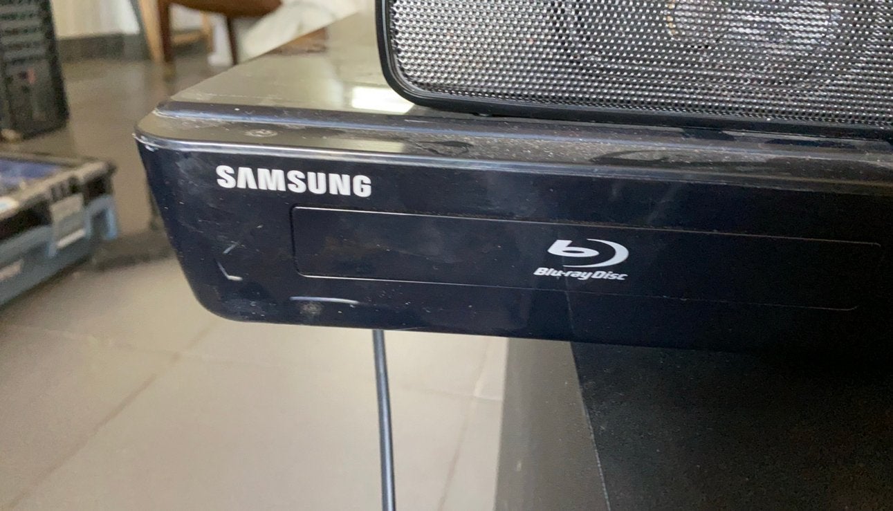 Samsung Blue Ray speler incl 5.1 dolby surround subwoofer, Blu-ray-speler, Zo goed als nieuw, 5.1-systeem, Ophalen