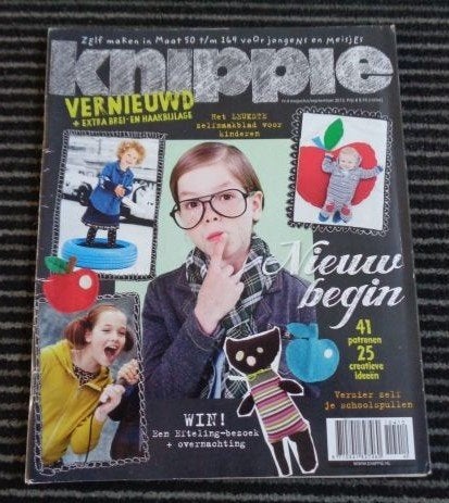 Knippie nr. 4 augustus, september 2012 maat 50 t/m 164, Verzenden, Zo goed als nieuw, Kind, Knippie