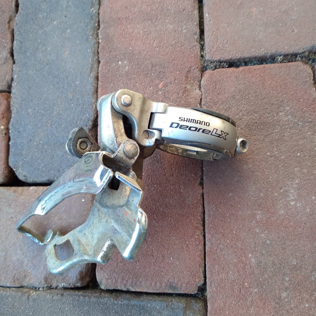 shimano deore LX voorderailleur 3 speed, Ophalen, Gravelbike, Gebruikt, Derailleur of Ketting