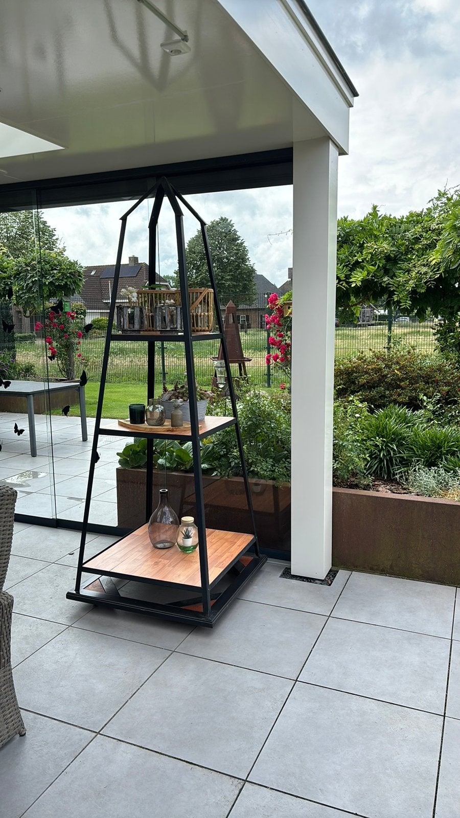 Unieke Tuin Piramide - Decoratieve Plantenstandaard, Tuin en Terras, Ophalen, Gebruikt