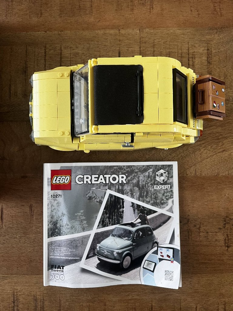 LEGO Creator Expert Fiat 500 - 10271, Lego, Ophalen of Verzenden, Zo goed als nieuw, Inclusief instructies