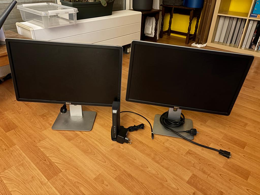2x Dell P2314Ht beelschermen met Kensington USB docking hub, Computers en Software, Monitoren, Gebruikt, 60 Hz of minder, DisplayPort