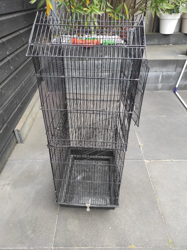 Birds cage, Dieren en Toebehoren, Ophalen, Gebruikt, Metaal, Vogelkooi