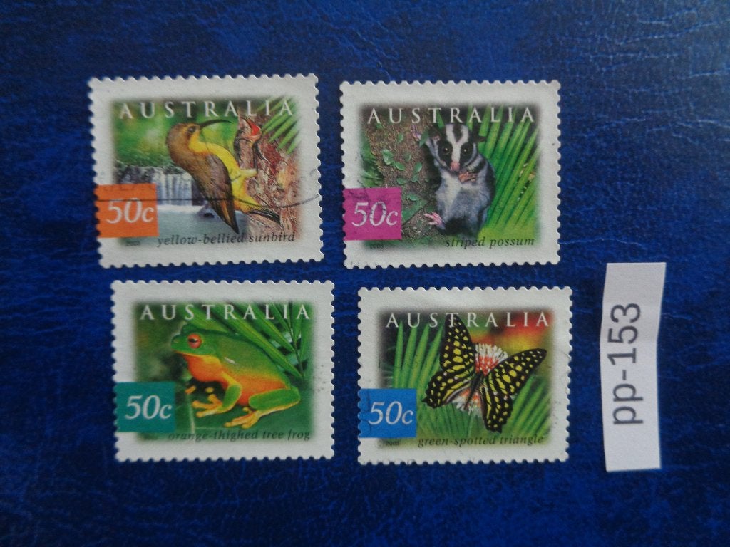 australie - dieren uit het regenwoud 2003 (pp-153), Ophalen of Verzenden, Gestempeld