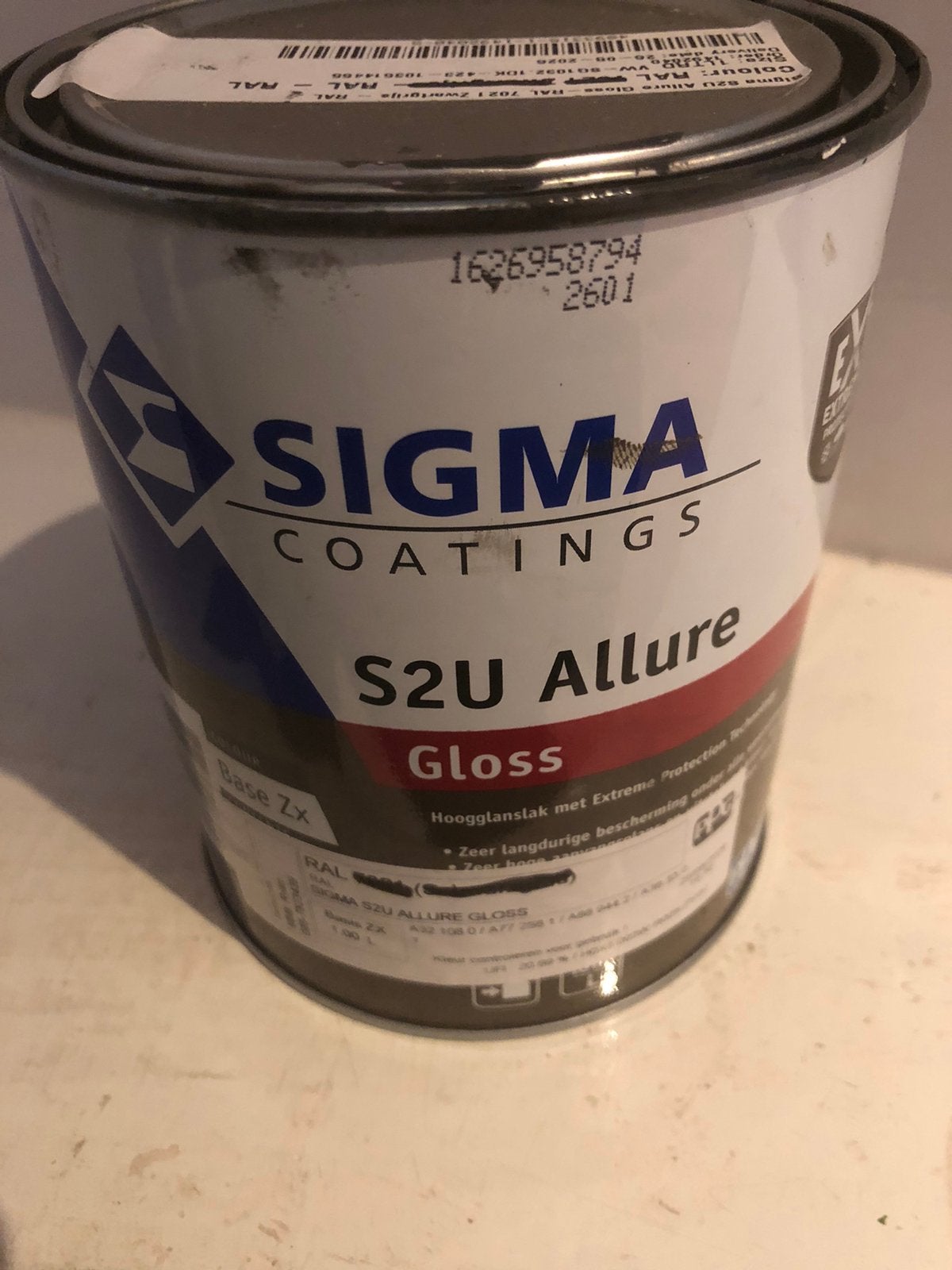 Sigma S2U Allure gloss Ral 7022, Nieuw, Ophalen of Verzenden, Lak, Grijs