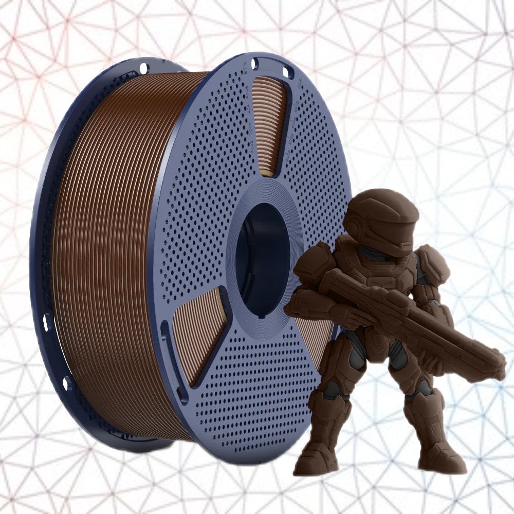 SUNLU 3D filament PLA+ 1.75mm 1kg Chocolade Bruin, Computers en Software, Ophalen of Verzenden, Nieuw, Filamentrollen