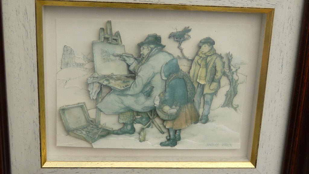 Anton Pieck : 2 vintage werken, Ophalen of Verzenden, Zo goed als nieuw, Overige typen