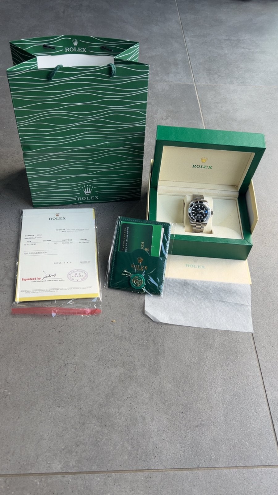 Rolex Submariner - Nieuw met doos, tas en papieren, Ophalen, Nieuw, Zilver, Staal