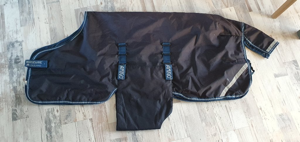 Gebruikt veulendekentje met buikflap, maat 137 cm tot 152 cm, Gebruikt, 200 g, Ophalen of Verzenden, Overige maten