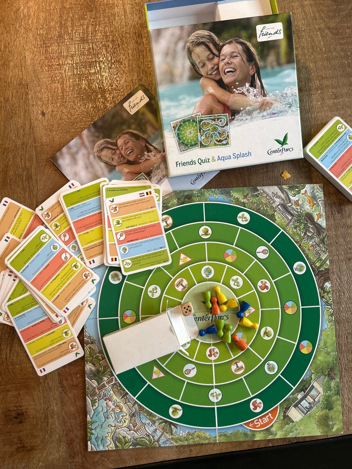 Quiz & Aqua Splash Bordspel, Hobby en Vrije tijd, Drie of vier spelers, Ophalen of Verzenden, Gebruikt
