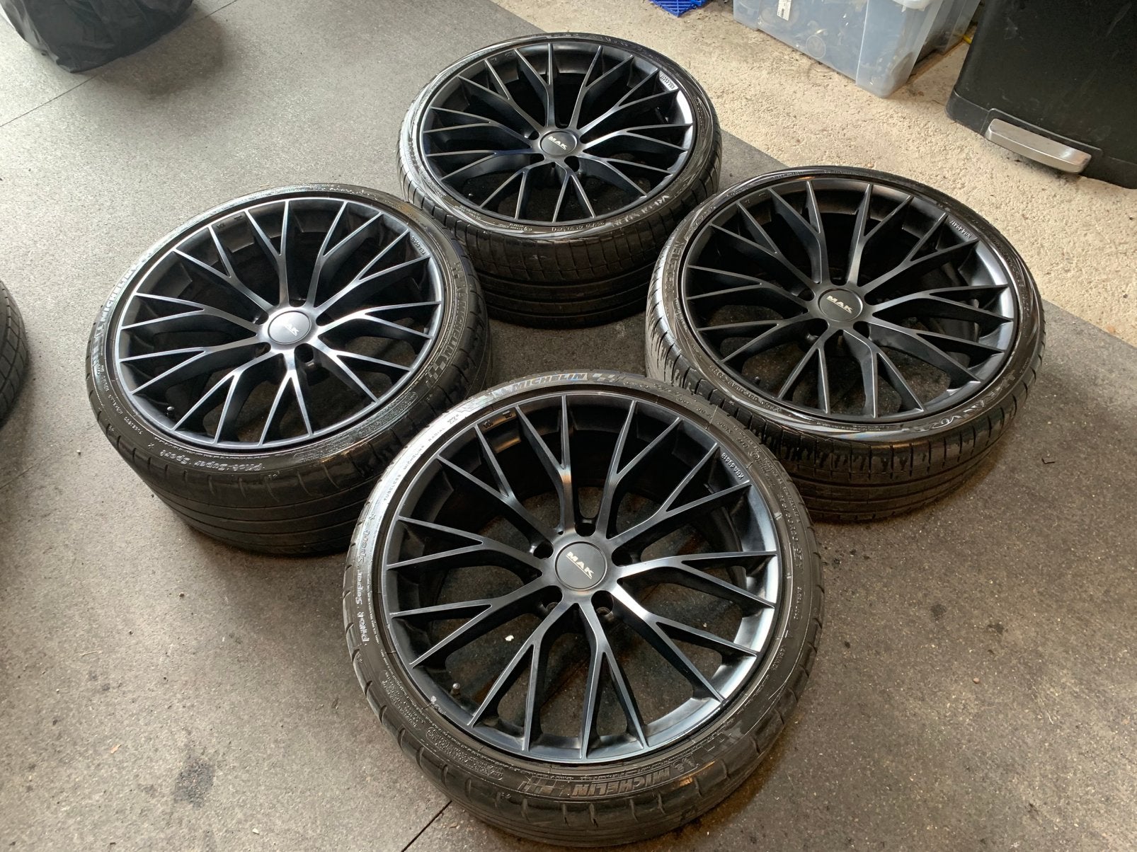 20 inch MAK wheels breedset ! 5x120, Ophalen of Verzenden, 20 inch, Zomerbanden, Banden en Velgen