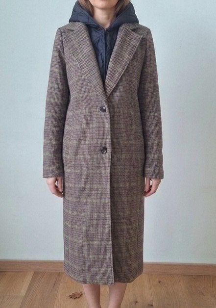 Leuke wollen jas van Jacke'smaat 36, Meerkleurig, Zo goed als nieuw, Maat 36 (S), Jacke's