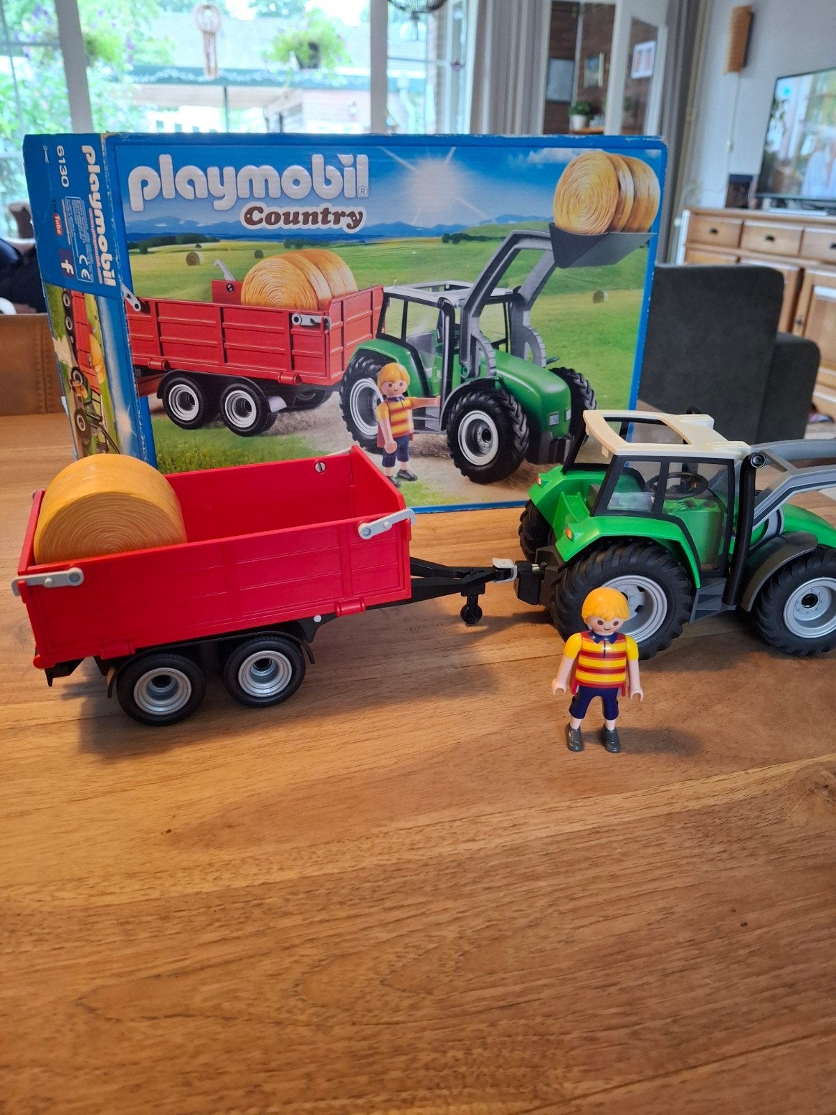 Playmobil tractor, Ophalen of Verzenden, Zo goed als nieuw