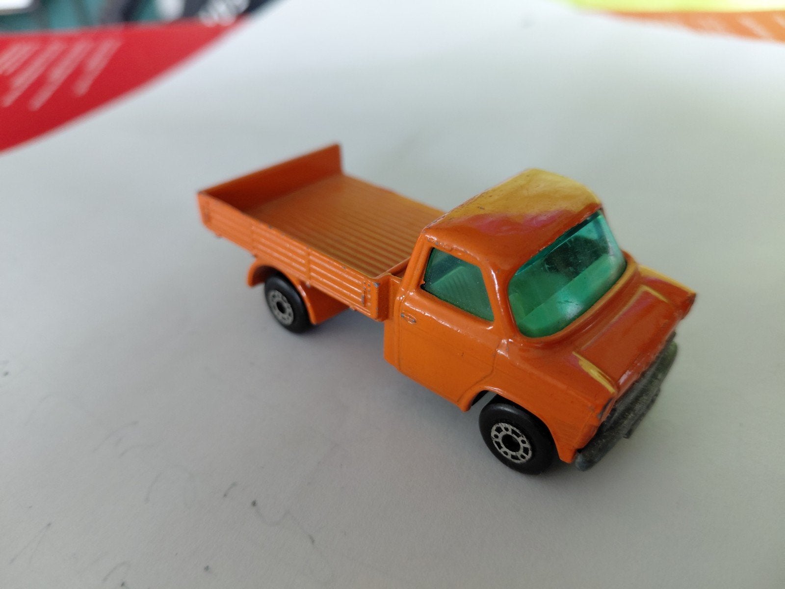 Matchbox Ford Transit 1977 - Oranje Speelgoedauto, Kinderen en Baby's, Speelgoed | Speelgoedvoertuigen, Ophalen of Verzenden, Gebruikt