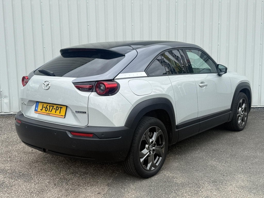 Mazda MX-30 e-SkyActiv 145 First Edition 36 kWh | 92,7% SOH, Auto's, Mazda, 145 pk, Stof, Gebruikt, Met garantie (alle)