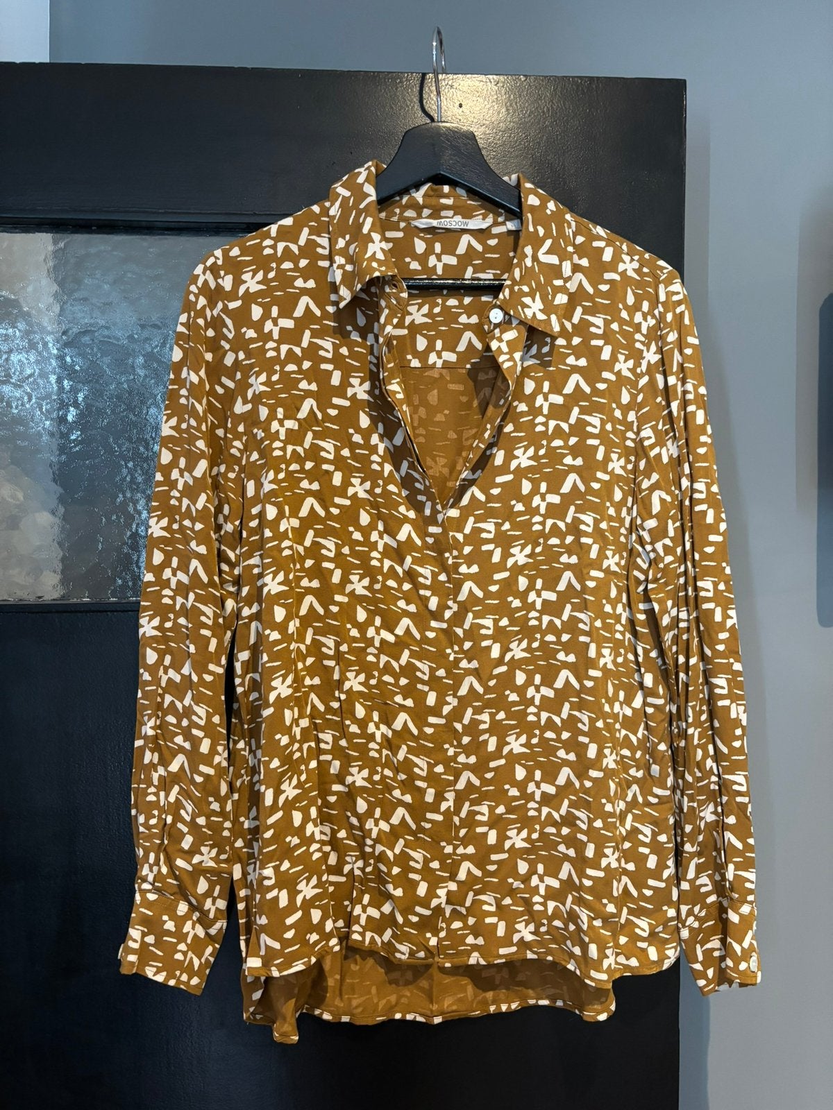 Moscow blouse maat s, Ophalen of Verzenden, Zo goed als nieuw, Maat 38/40 (M), Bruin