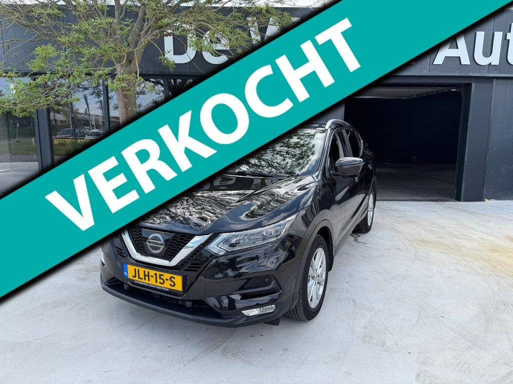 Nissan Qashqai 1.2 Business Edition|Airco|Pano Dak|Camra|Nav, Auto's, Nissan, Gebruikt, 4 cilinders, 116 pk, Zwart