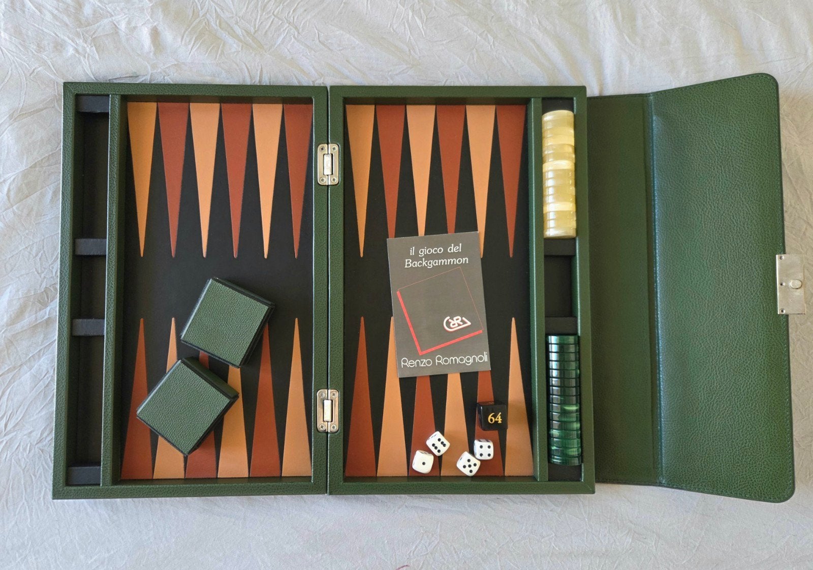 Renzo Romagnoli backgammon, Hobby en Vrije tijd, Ophalen of Verzenden