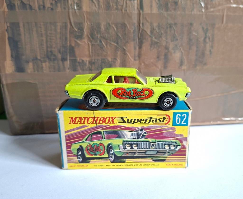 Matchbox superfast 62 hot rod dragster, Ophalen of Verzenden, Auto
