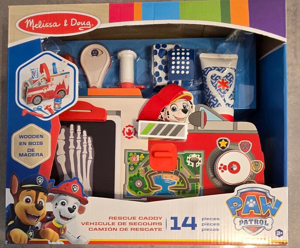 Paw patrol Rescue caddy, Kinderen en Baby's, Speelgoed | Actiefiguren, Ophalen of Verzenden, Nieuw