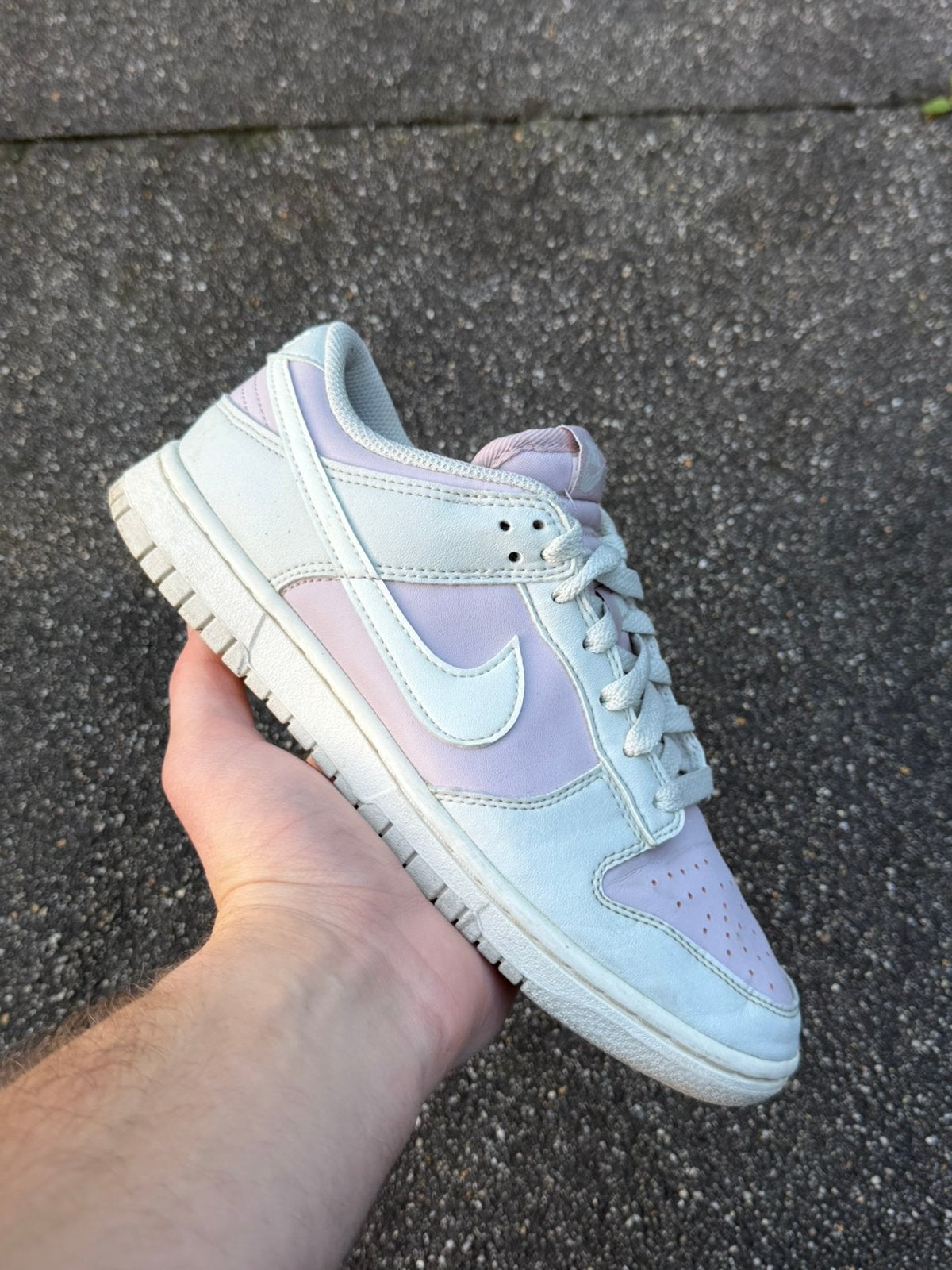 Nike Dunk Low Next Nature Platinum Violet, Ophalen of Verzenden, Zo goed als nieuw, Sneakers of Gympen