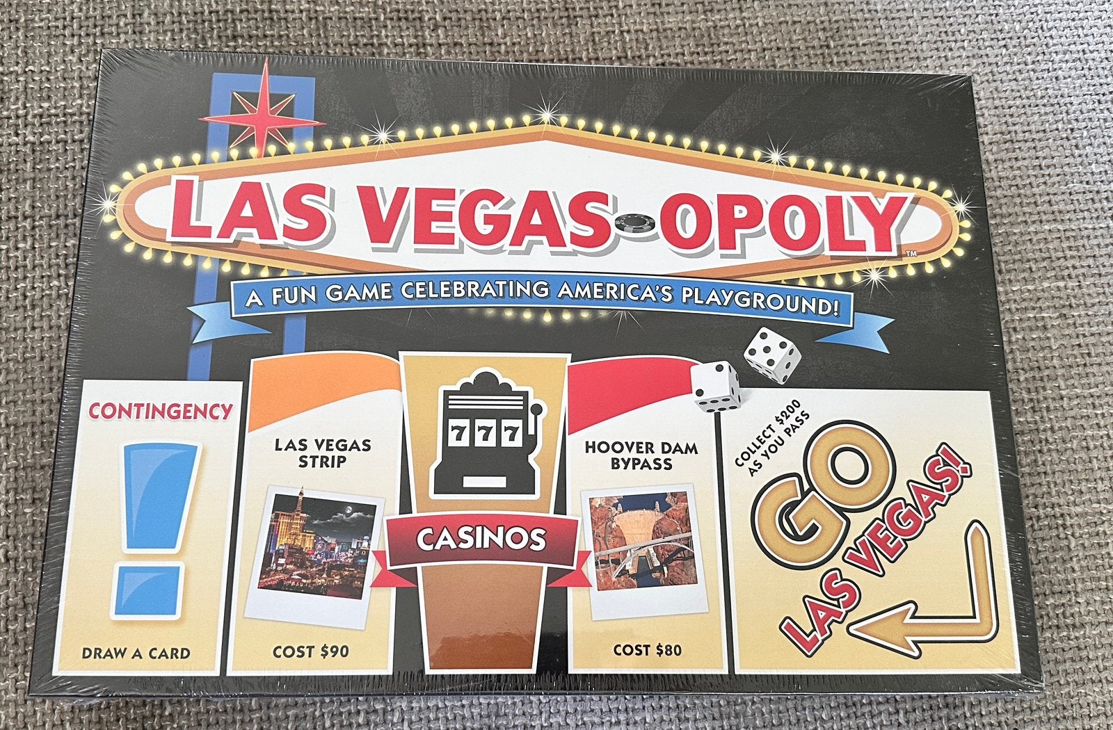 Nieuw: Monopoly uit Las Vegas! Las Vegas Opoly, Hobby en Vrije tijd, Gezelschapsspellen | Bordspellen, Vijf spelers of meer, Ophalen of Verzenden
