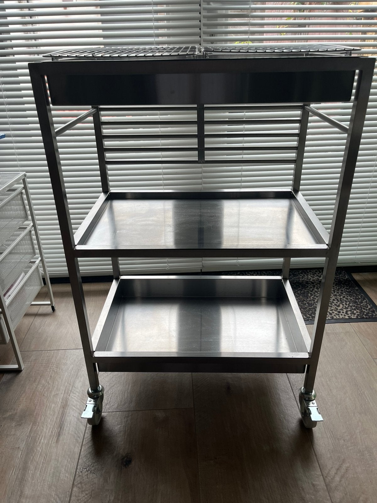 Supermooie roltafel, Huis en Inrichting, Ophalen, IKEA, Zo goed als nieuw, Metaal