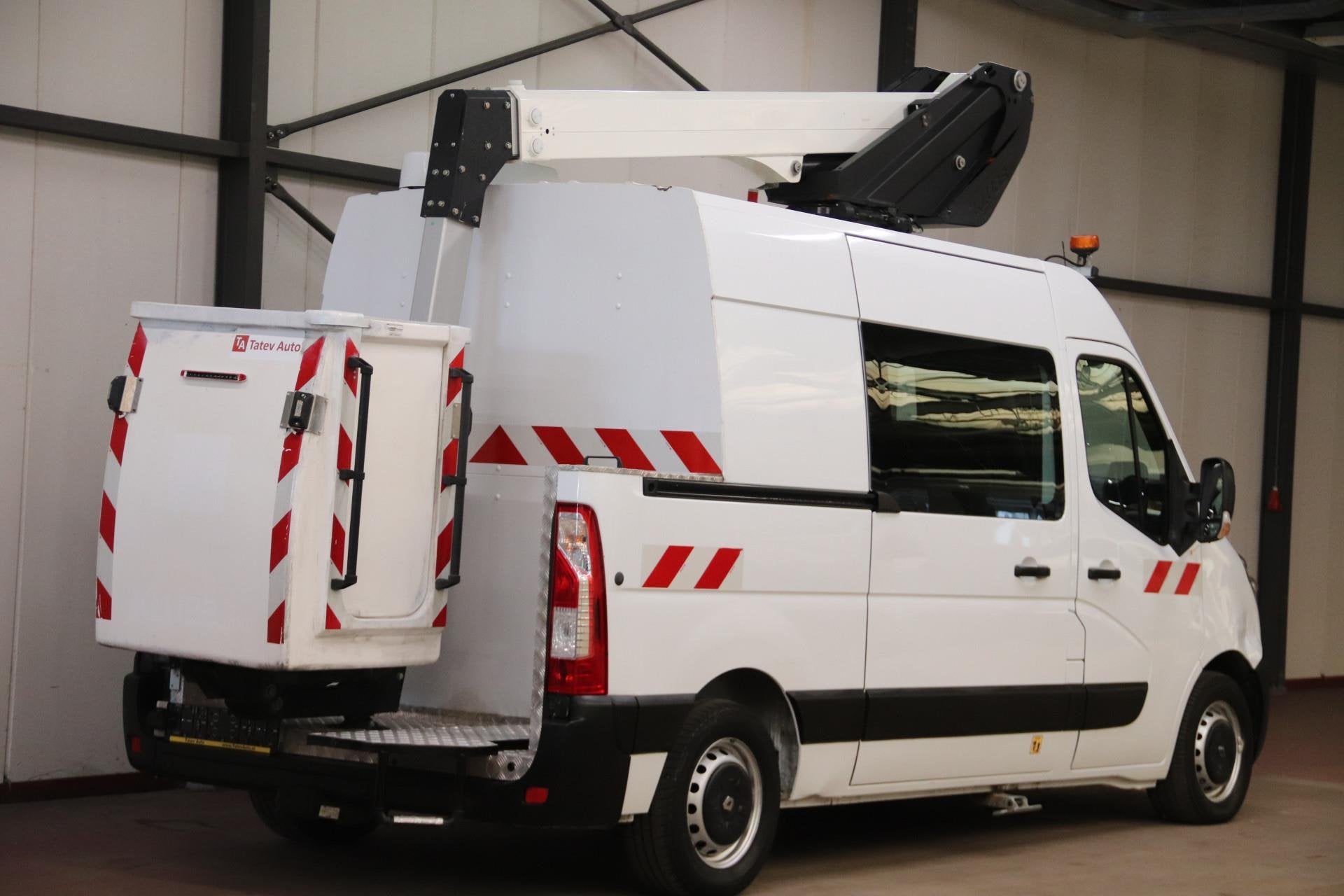 Renault Master HOOGWERKER NACELLE KLUBB K26 HUBARBEITSBÜHNE, Stof, Gebruikt, Euro 6, 4 cilinders
