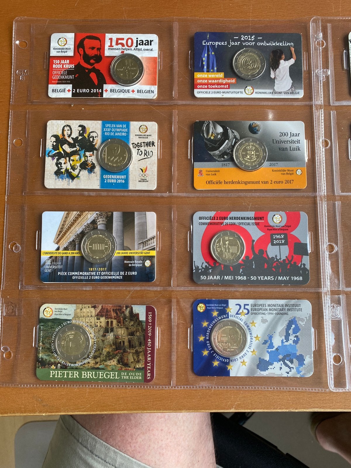 15 Coincards Belgie € 2,00 (2014 - 2025, Ophalen of Verzenden, België, 2 euro, Setje