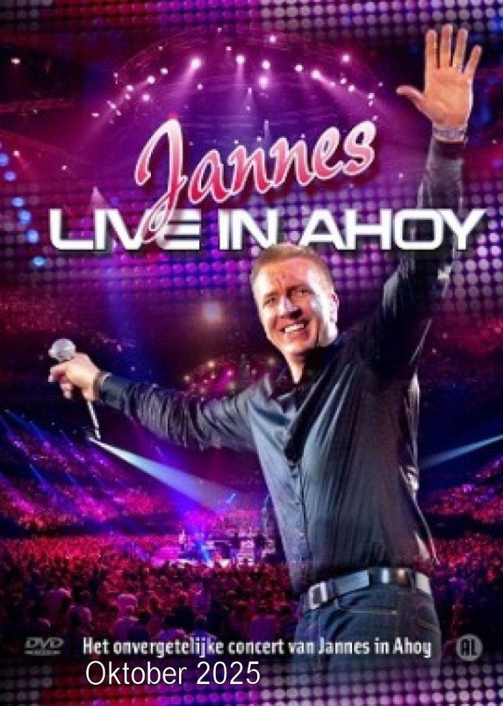 Jannes 25 jaar in Ahoy 2025, Alle leeftijden, Verzenden, Nieuw in verpakking, Concert